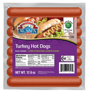 Halal Turkey Hot Dogs- Al-safa
