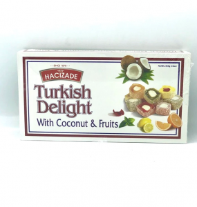 Turkish Delight w/ Coconut & Fruits Hacizade